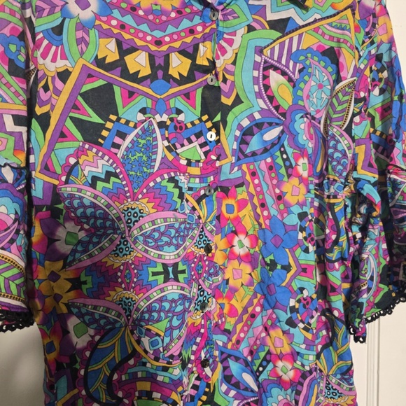 Johnny was cotton summer top - Picture 4 of 4